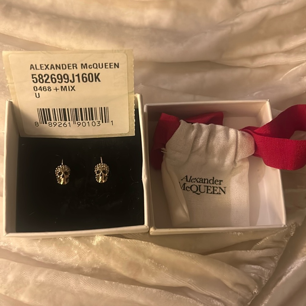 Alexander McQueen Skull Earrings